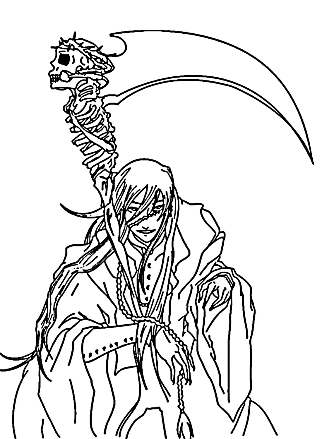 Black Butler Para Colorear 1