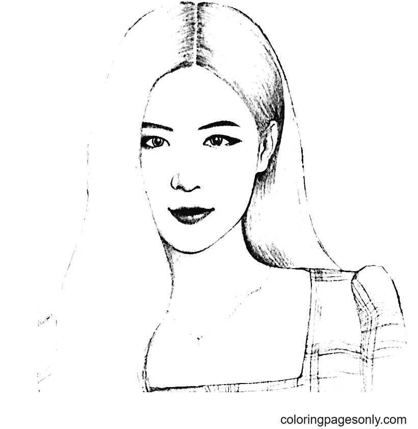 Desenhos de Blackpink Para Colorir 19
