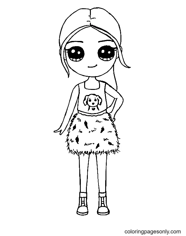 BlackPink Coloring Pages 8