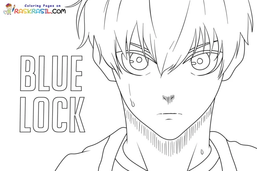 Blue Lock Coloring Pages 1