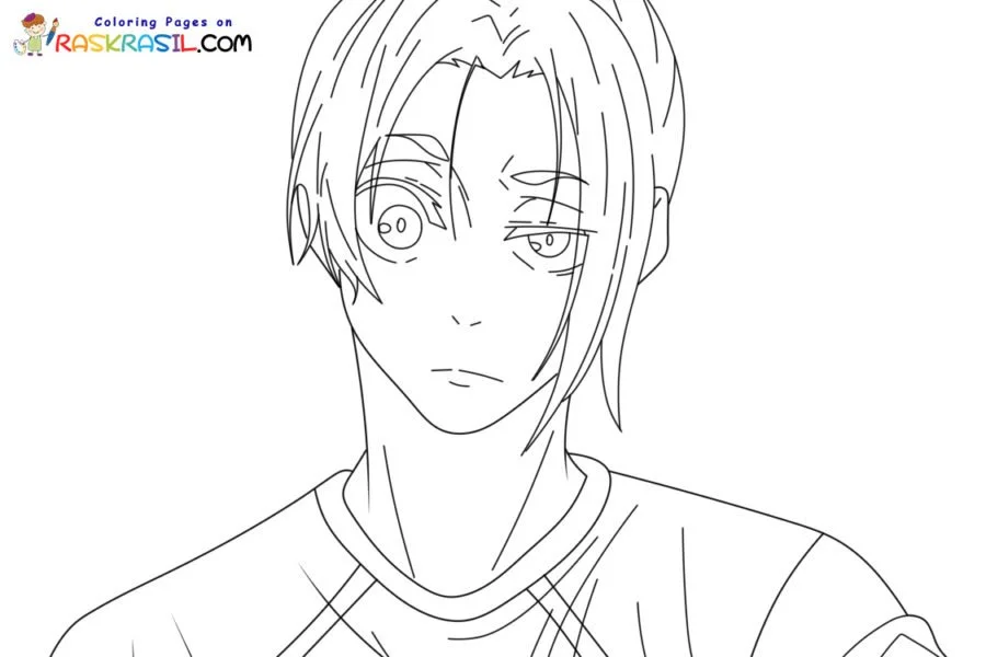 Blue Lock Coloring Pages 4
