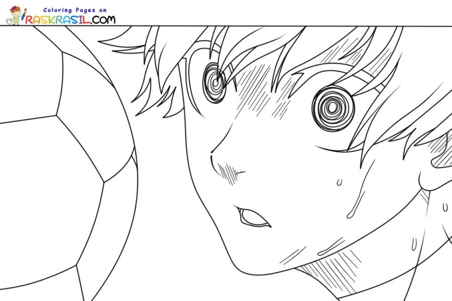 Blue Lock Coloring Pages 5