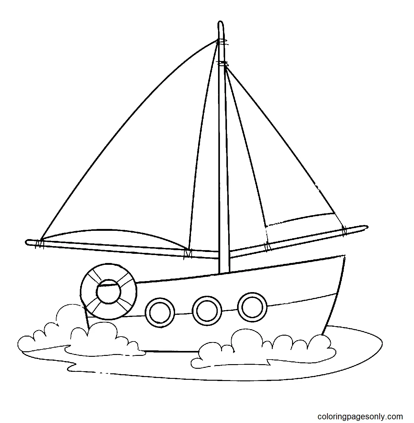 Boot Ausmalbilder 20