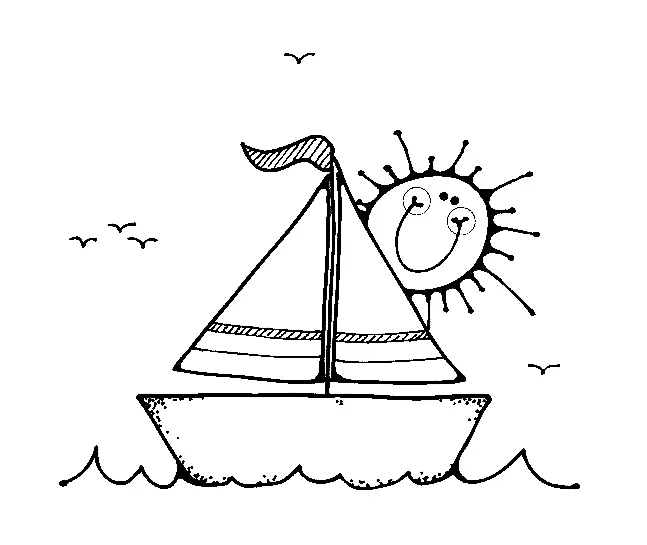 Boot Ausmalbilder 26