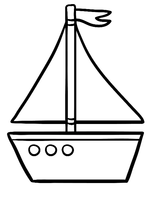 Boot Ausmalbilder 4