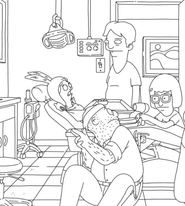 Bob s Burgers Coloring Pages 3