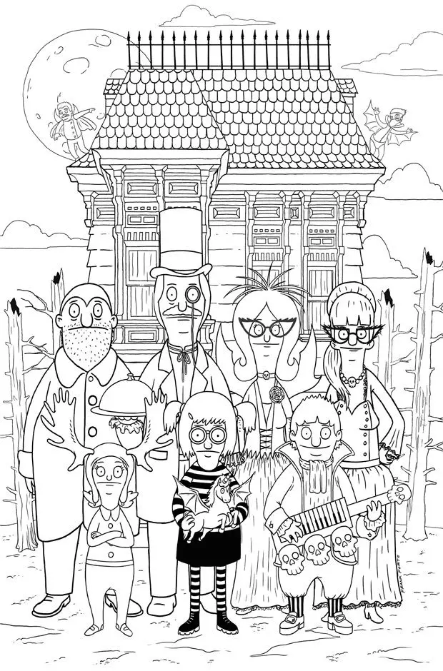 Bob s Burgers Coloring Pages 5