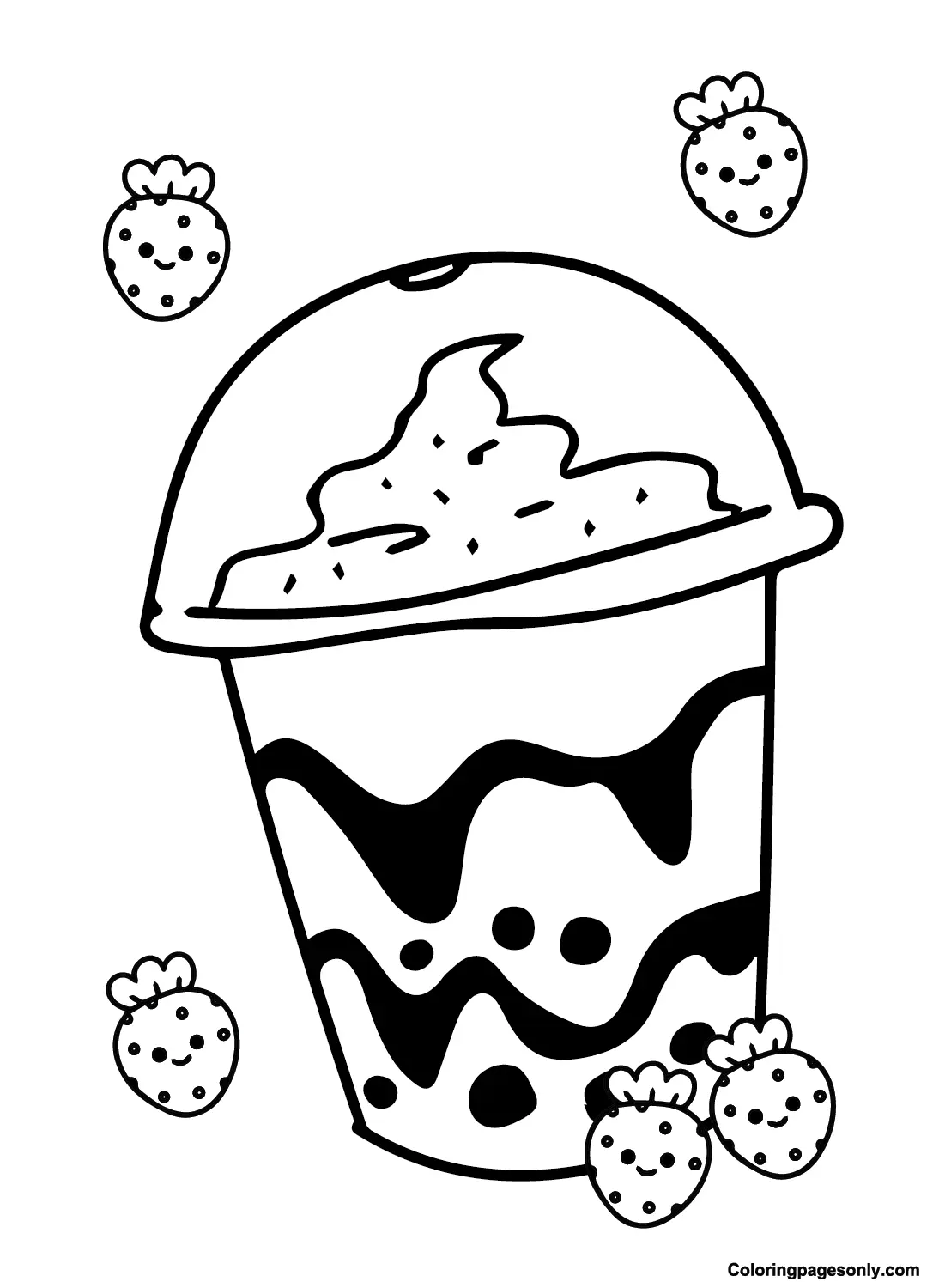 Boba Tea Ausmalbilder 13