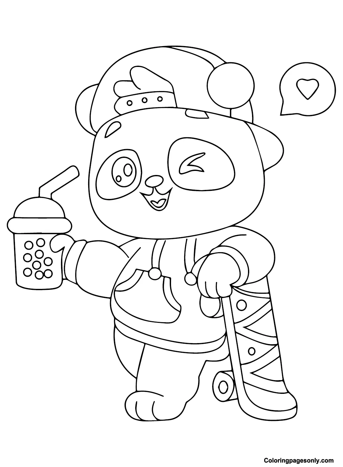 Desenhos de Cha Boba Para Colorir 16