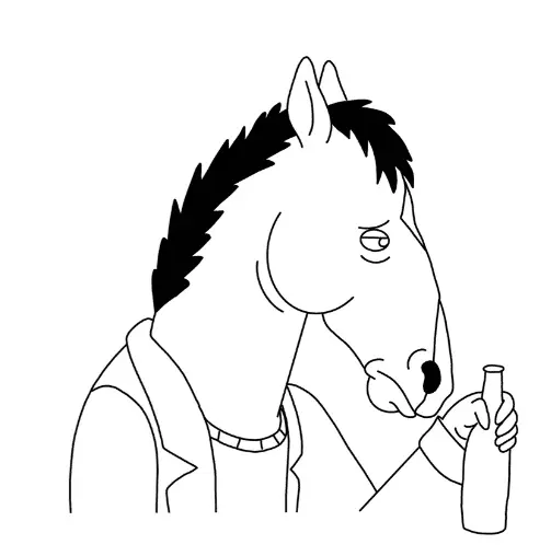 Desenhos de Bojack Horseman Para Colorir 10