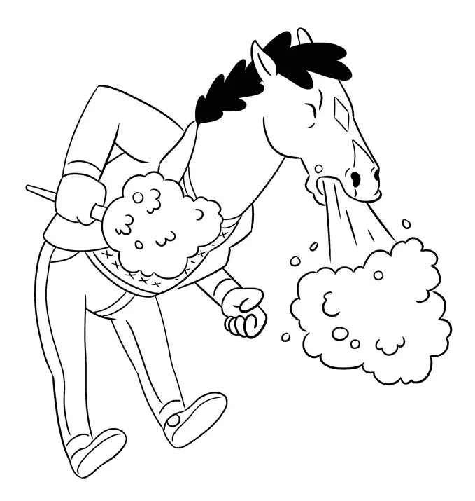 Bojack Horseman Ausmalbilder 15