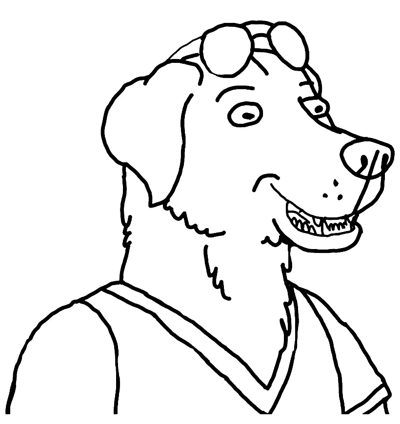 Bojack Horseman Coloring Pages 23