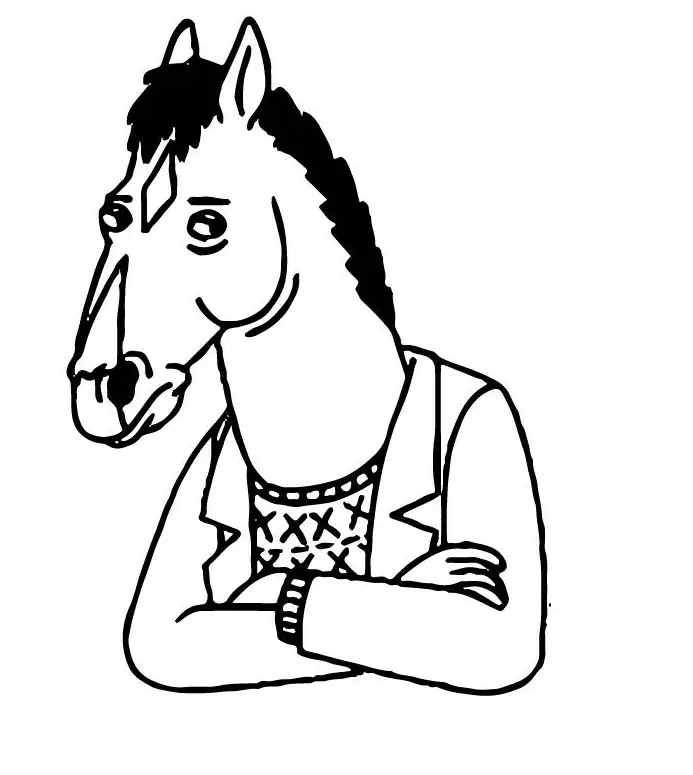 Bojack Horseman Ausmalbilder 3