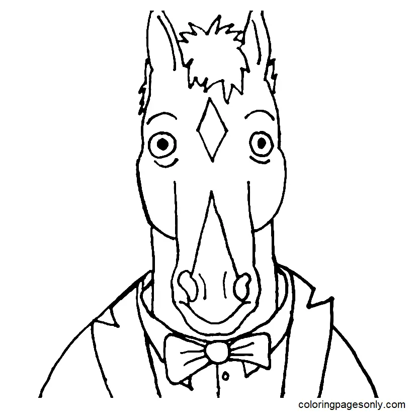 Bojack Horseman Ausmalbilder 6