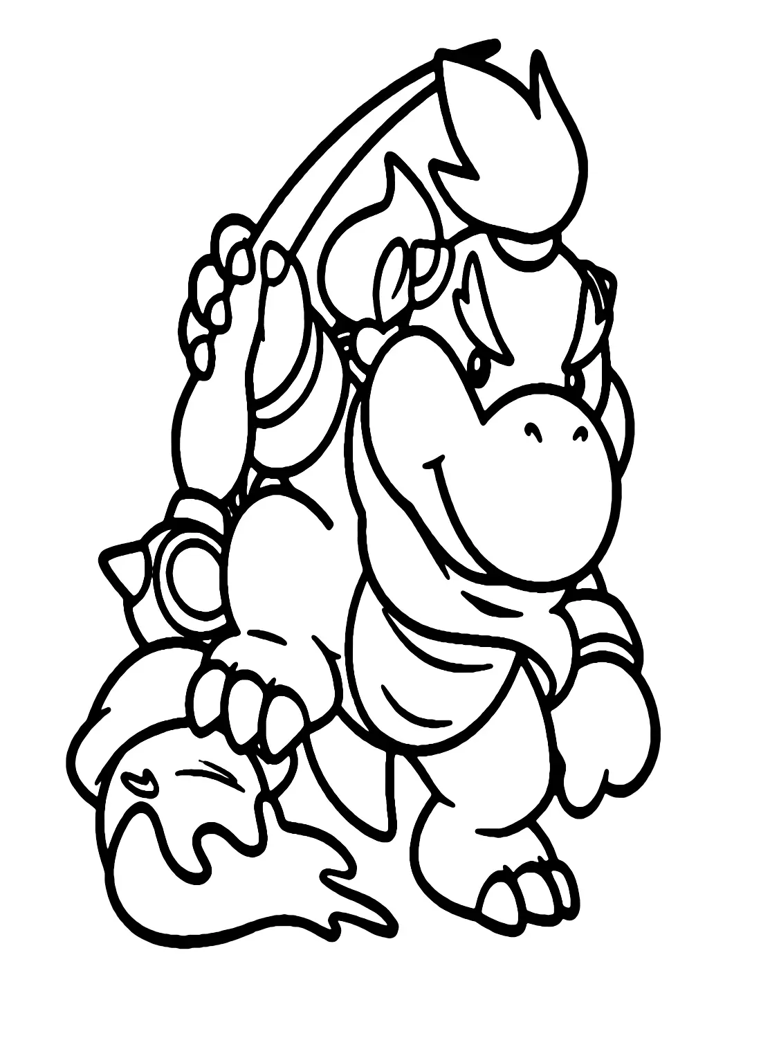Bowser Jr Coloring Pages 19