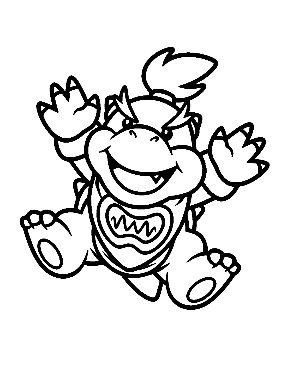 Desenhos de Bowser Jr Para Colorir 6
