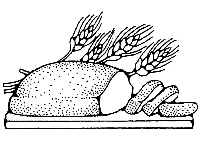 Bread Coloring Pages 13
