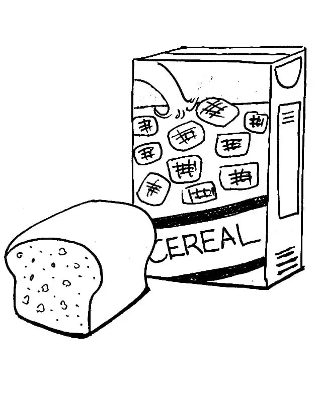 Bread Coloring Pages 19