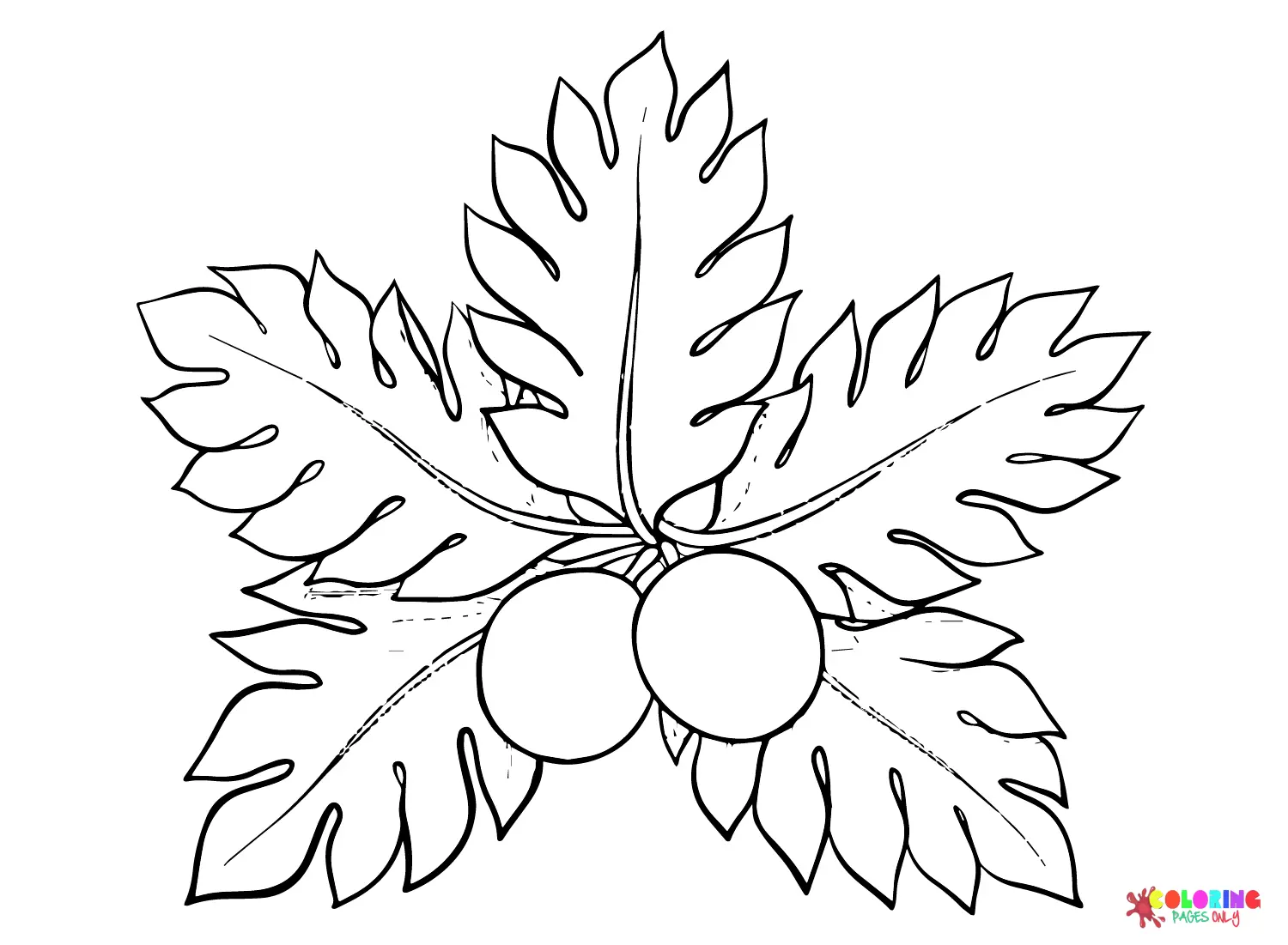 Desenhos de Fruta-Pao Para Colorir 1
