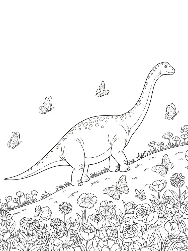 Brontosaurus Coloring Pages 25