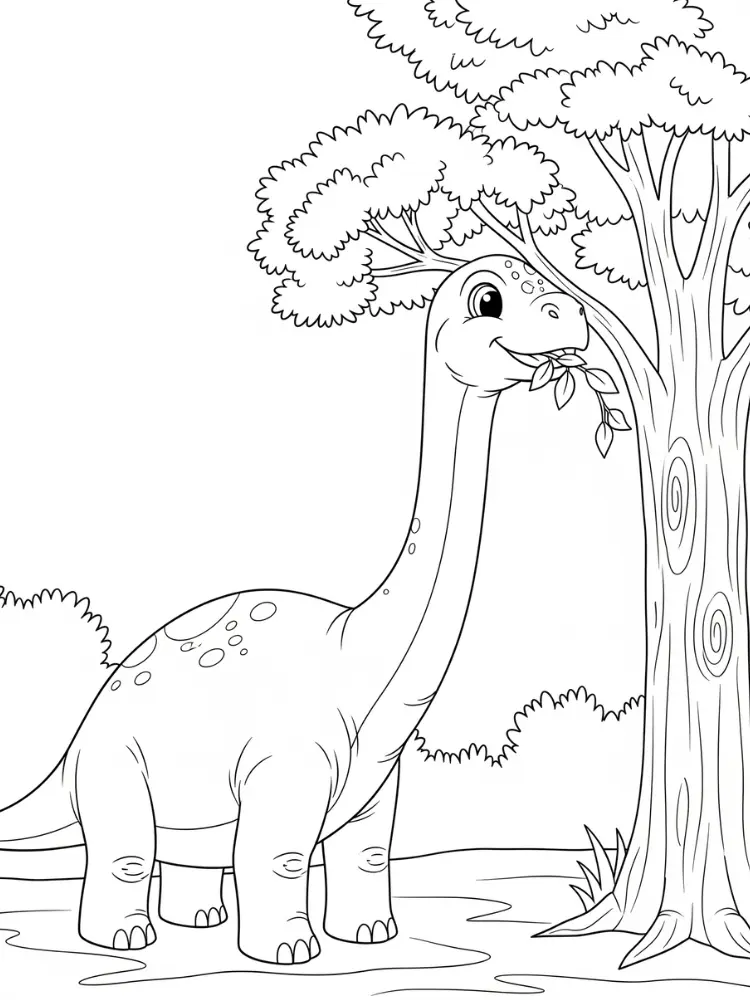 Brontosaurus Coloring Pages 28