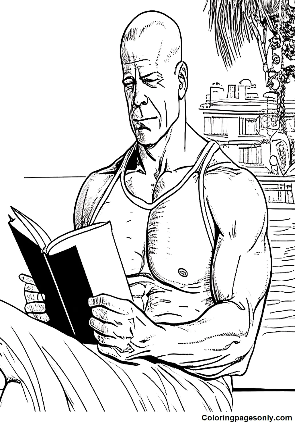 Bruce Willis Ausmalbilder 5