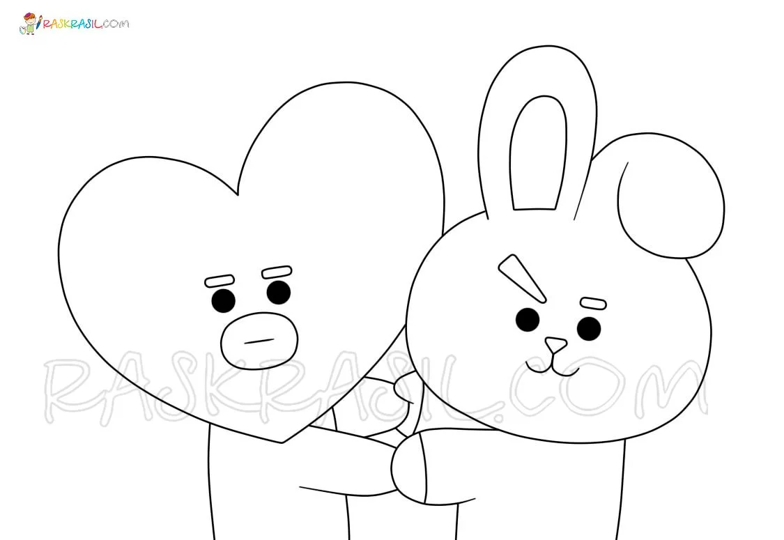 BT21 Coloring Pages 14