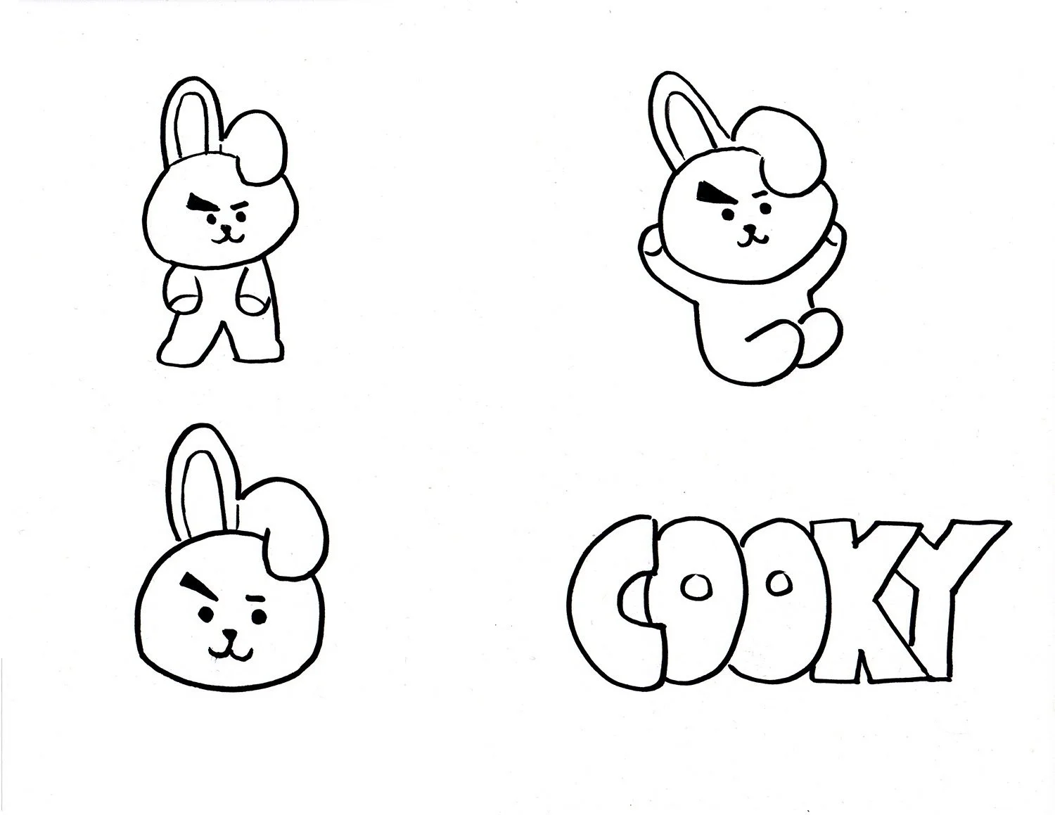 BT21 Coloring Pages 17