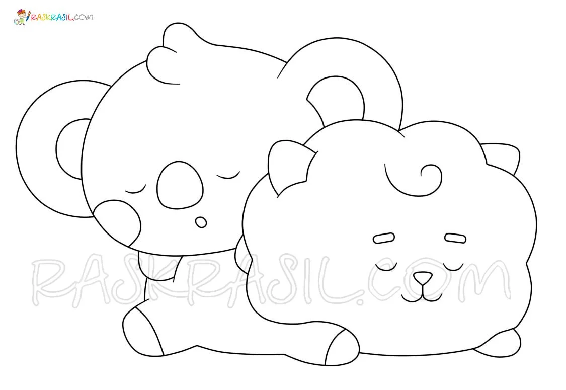 BT21 Coloring Pages 5
