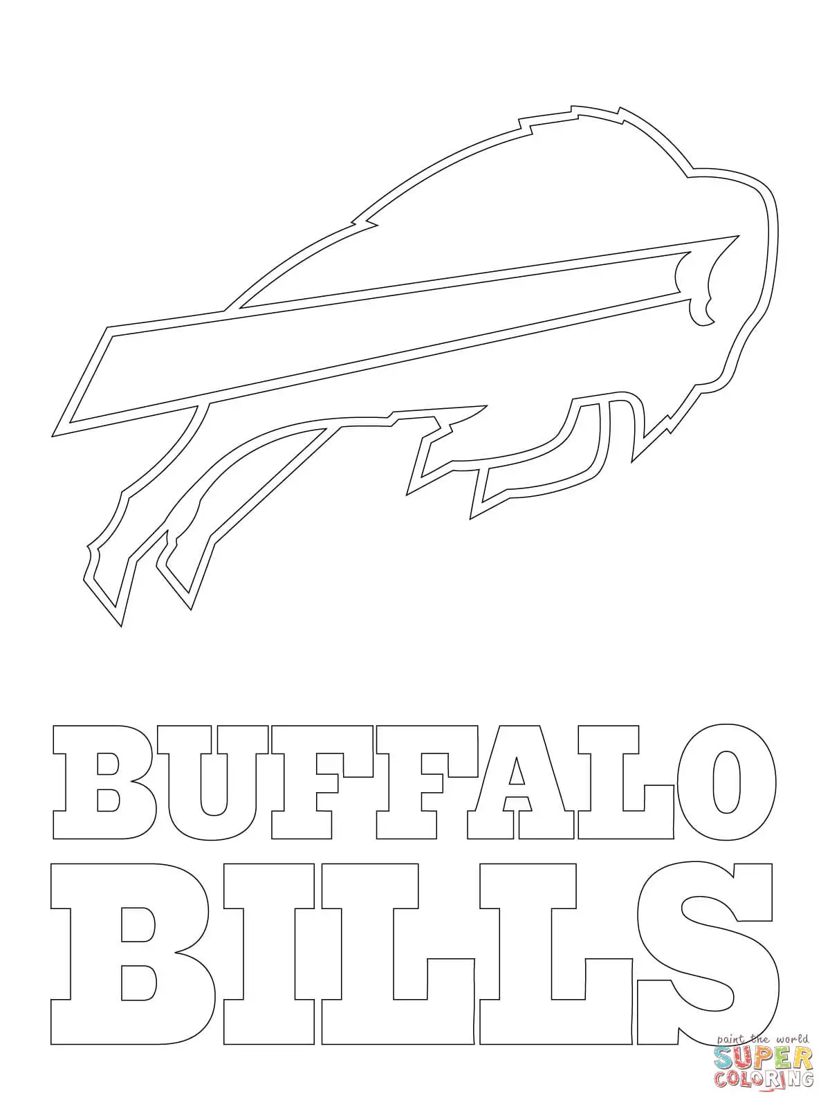 Buffalo Bills Ausmalbilder