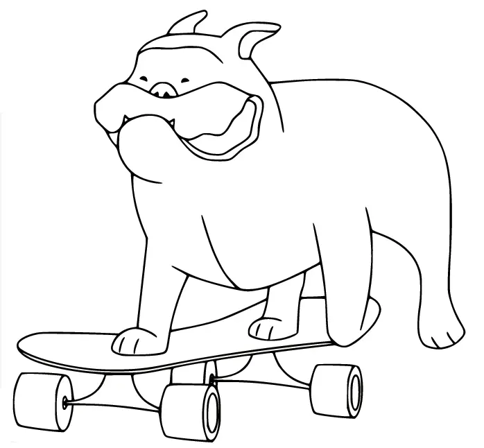 Desenhos de Bulldog Para Colorir 20