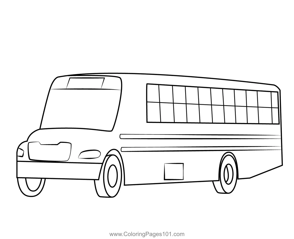 onibus Para Colorir 10