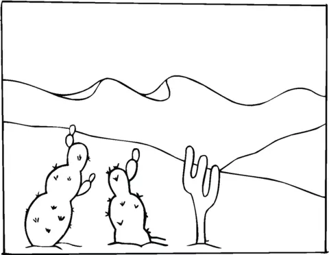 Cactus Coloring Pages 52