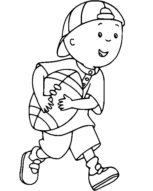 Caillou Coloring Pages 3
