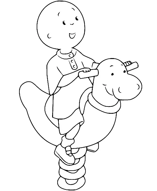 Caillou Ausmalbilder 42