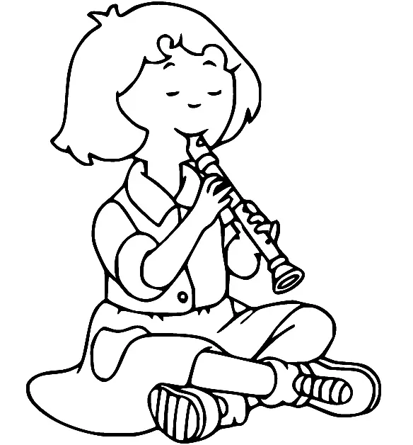 Caillou Coloring Pages 51