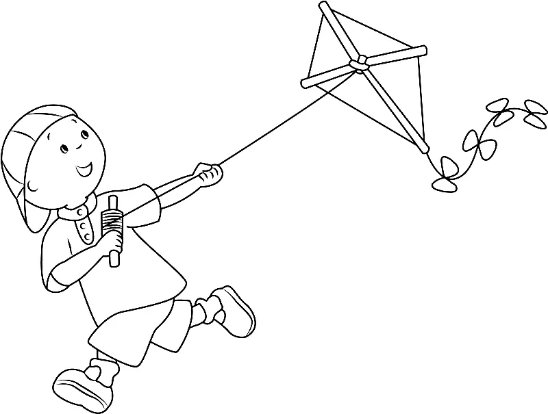 Caillou Coloring Pages 56