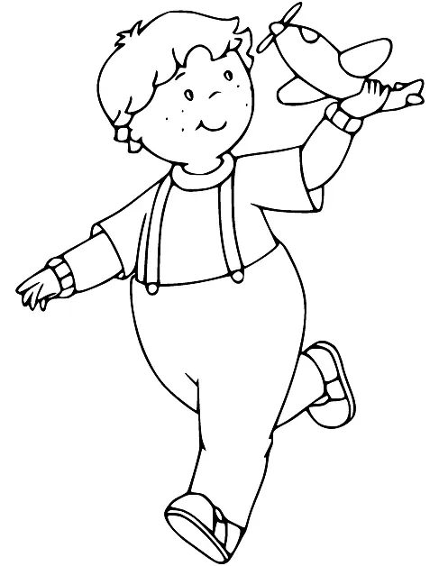 Caillou Coloring Pages 65