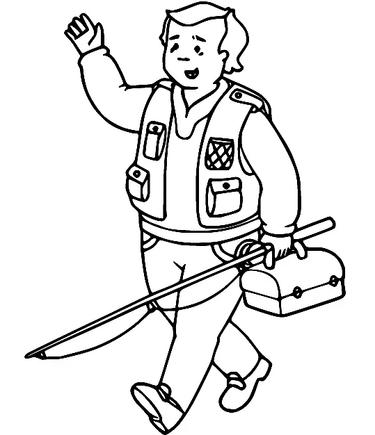 Caillou Coloring Pages 76