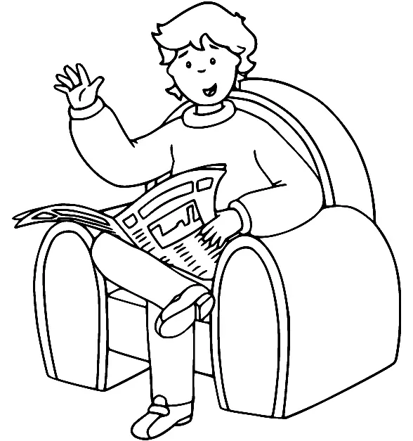 Caillou Ausmalbilder 79