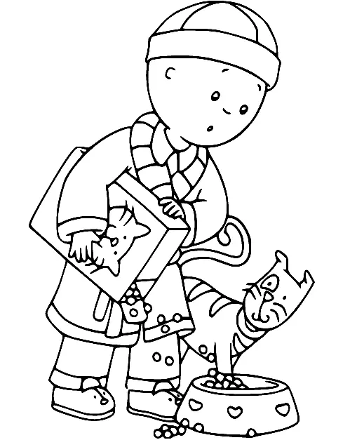 Caillou Ausmalbilder 87