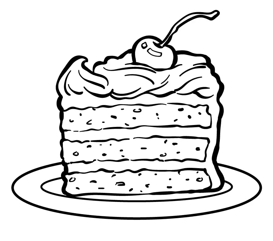 Desenhos de Cake Para Colorir 18