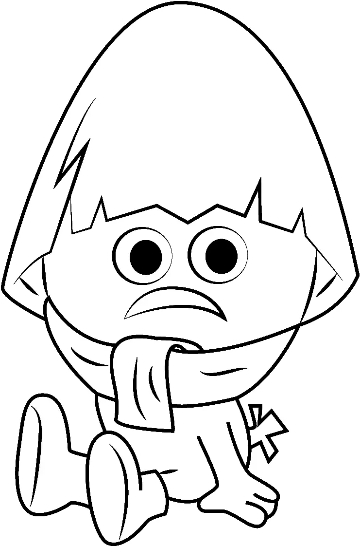 Calimero Coloring Pages 12