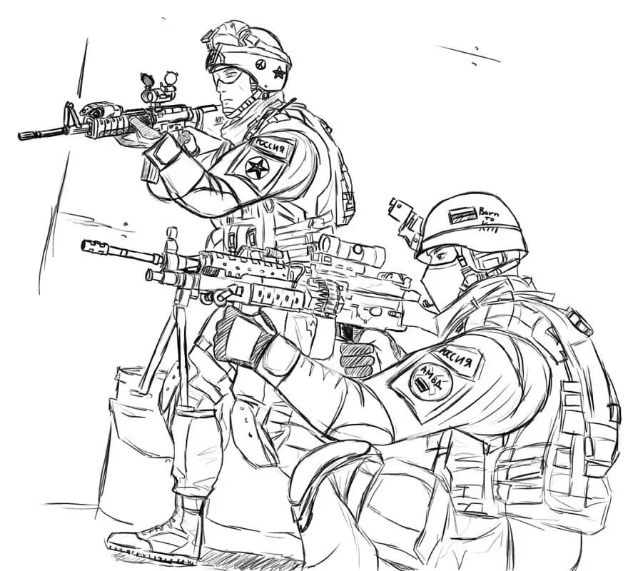 Desenhos de Call Of Duty Para Colorir 7