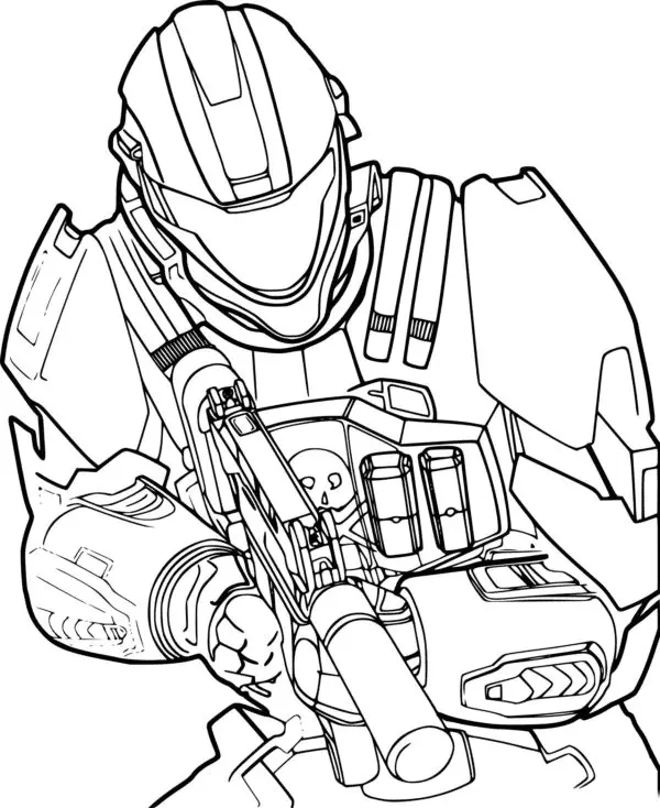 Desenhos de Call Of Duty Para Colorir 9