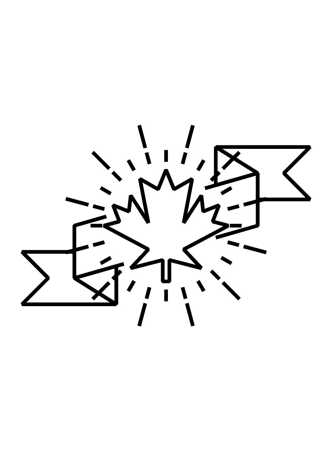 Desenhos de Canada Para Colorir 6