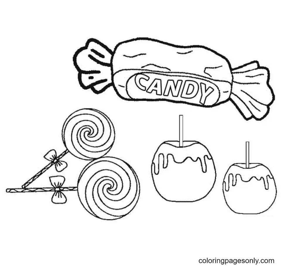 Desenhos de Candy Para Colorir 30