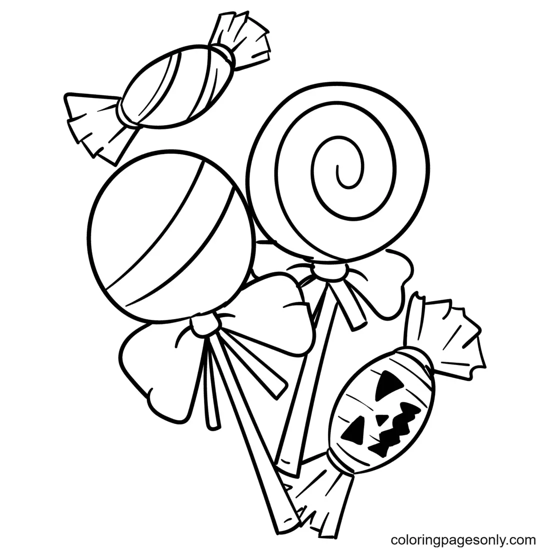Desenhos de Candy Para Colorir 41