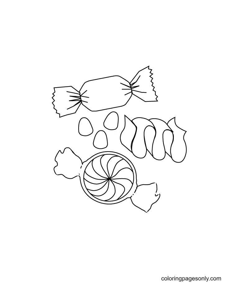 Desenhos de Candy Para Colorir 58