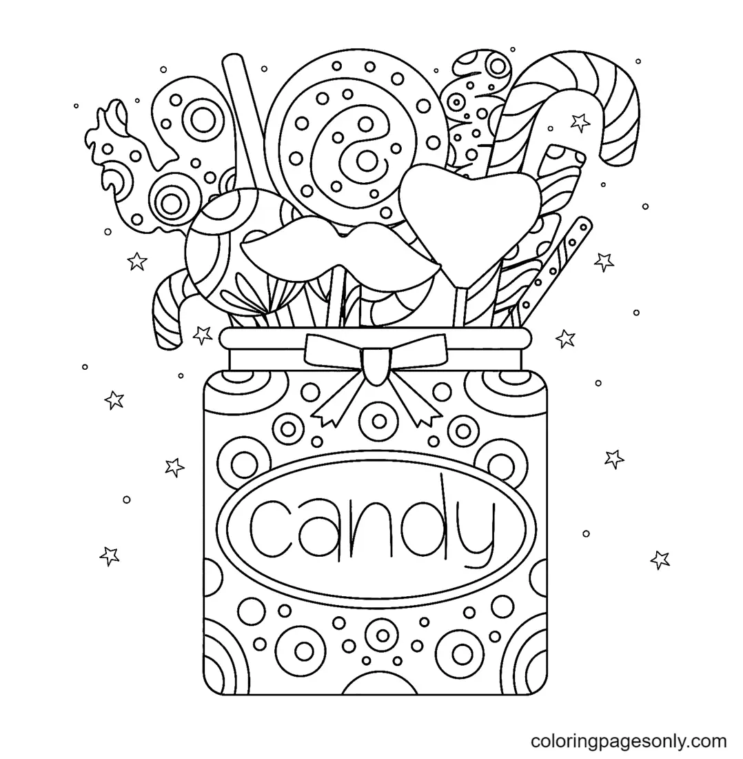 Desenhos de Candy Para Colorir 7